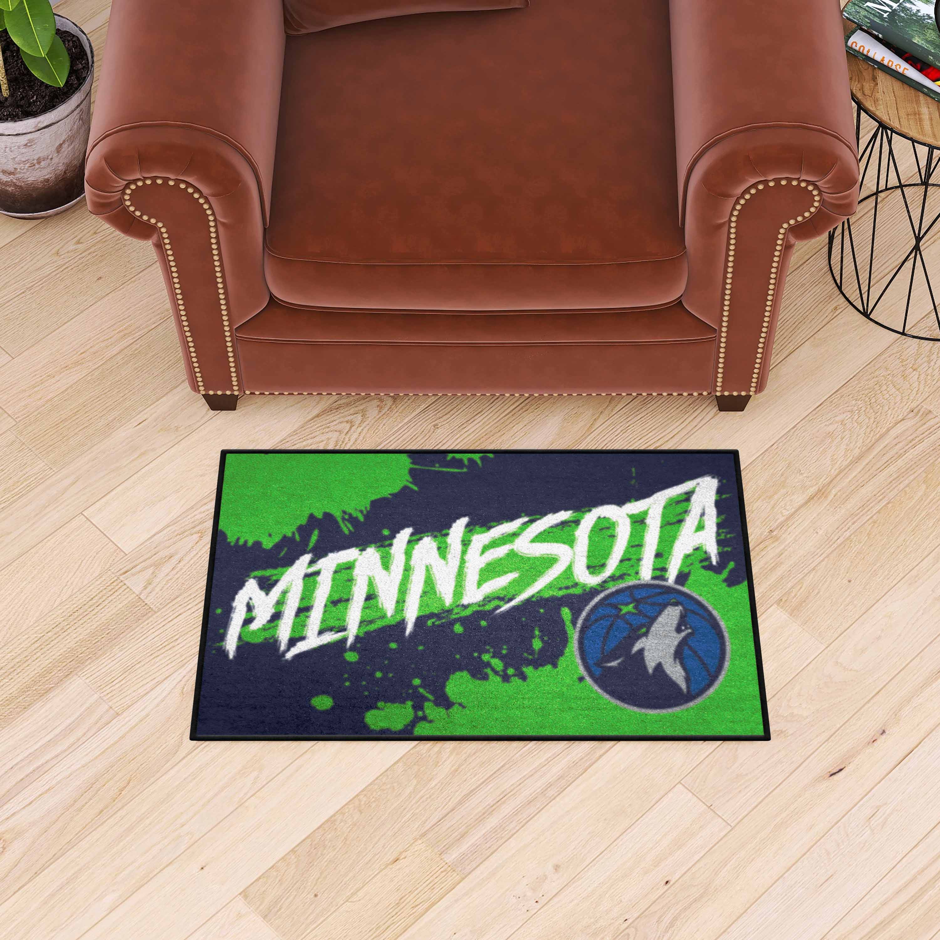 Minnesota Timberwolves Starter Mat Slogan - 19 x 30