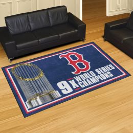 Boston Red Sox Area Rug - Dynasty 5' x 8' Nylon