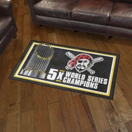 Pittsburgh Pirates Area Rug - Dynasty 3' x 5' Nylon