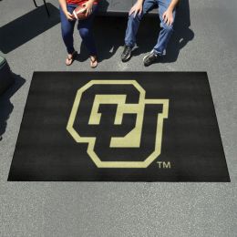 Colorado Buffaloes Helmet Logo Starter Doormat - 19 x 30