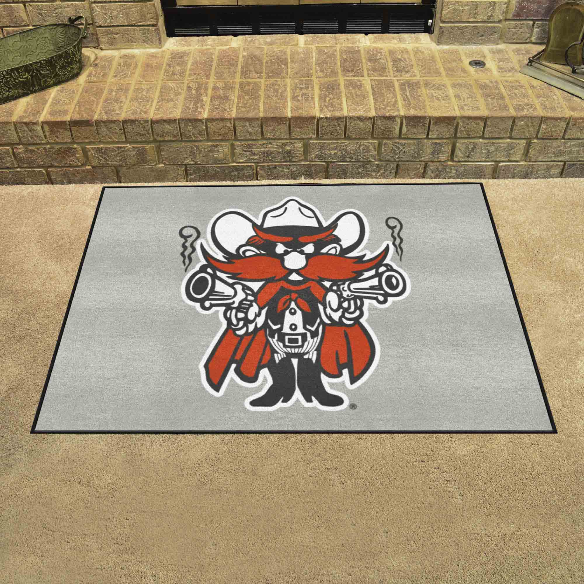 Texas Tech Red Raiders All-Star Alt Red Logo Mat - 34 x 44.5