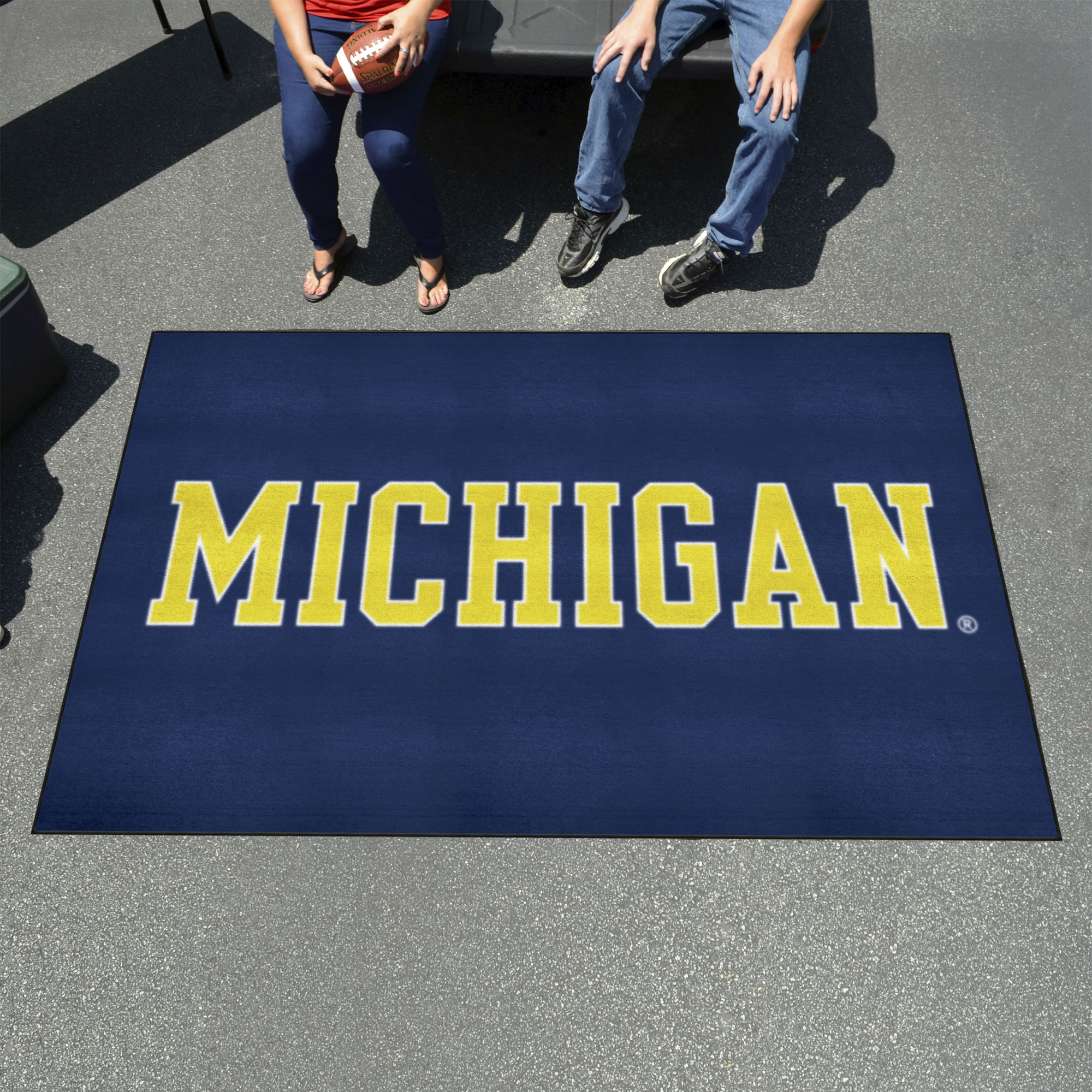 Michigan Wolverines Outdoor Wordmark Ulti-Mat - Nylon 60 x 96