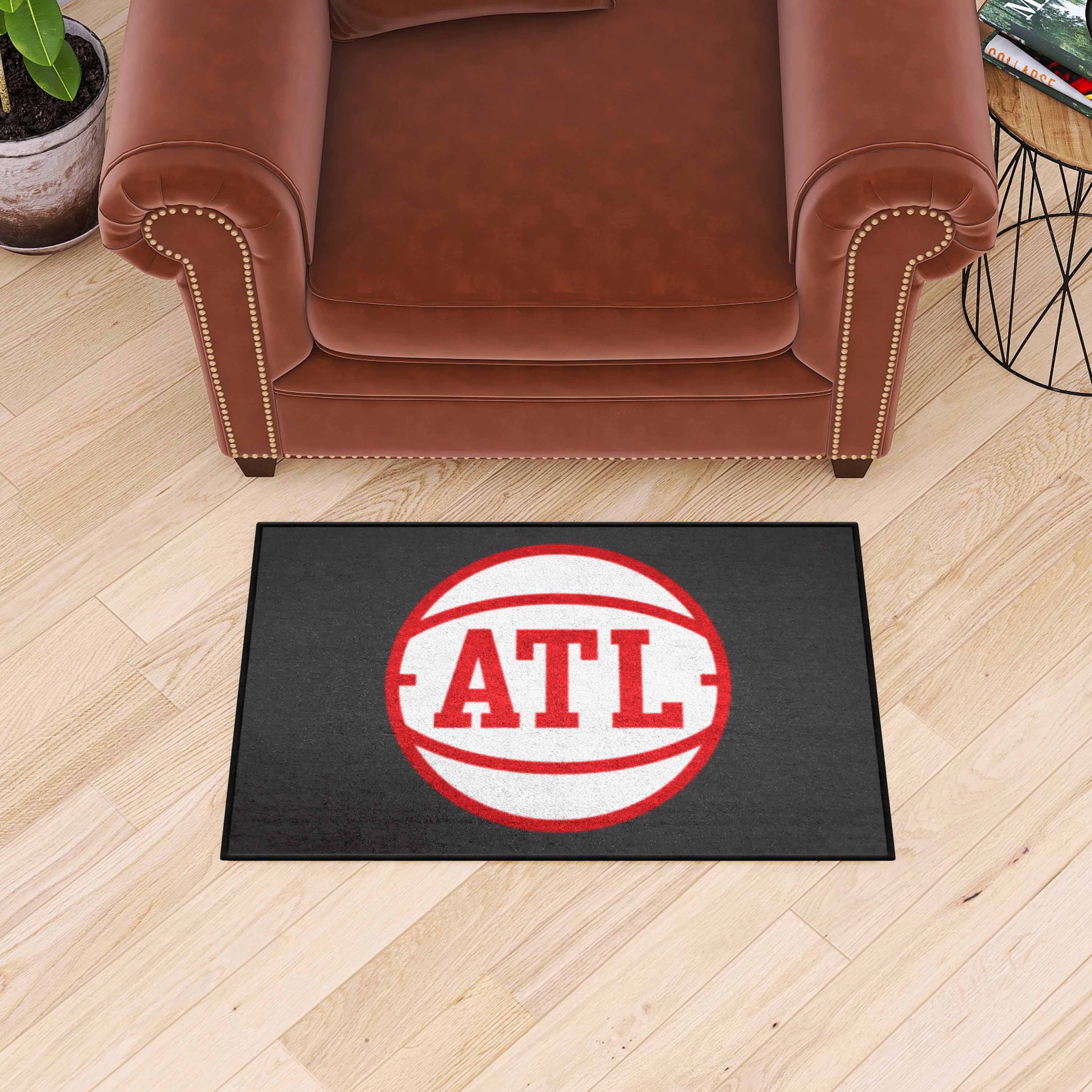 Atlanta Hawks Alt Logo  Starter Mat - 19 x 30