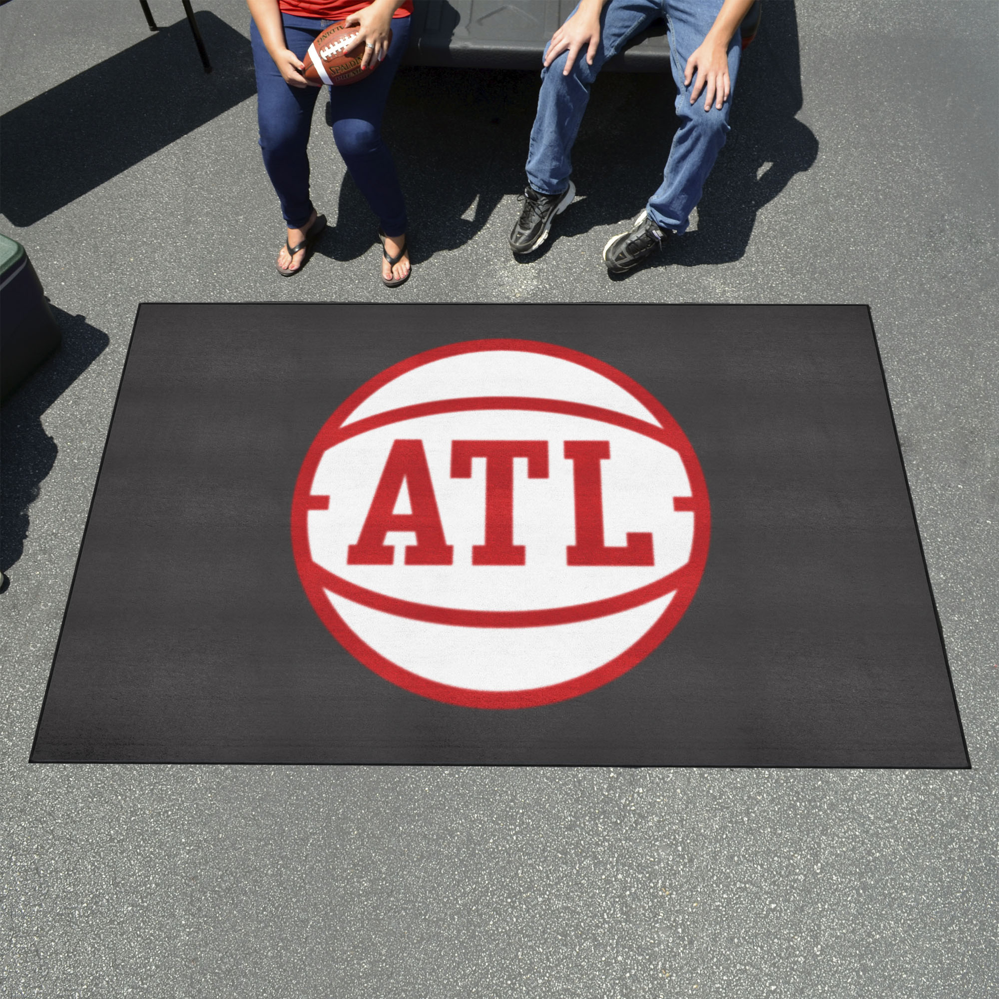 Atlanta Hawks Outdoor Ulti-Mat Alt Logo - Nylon 60 x 96