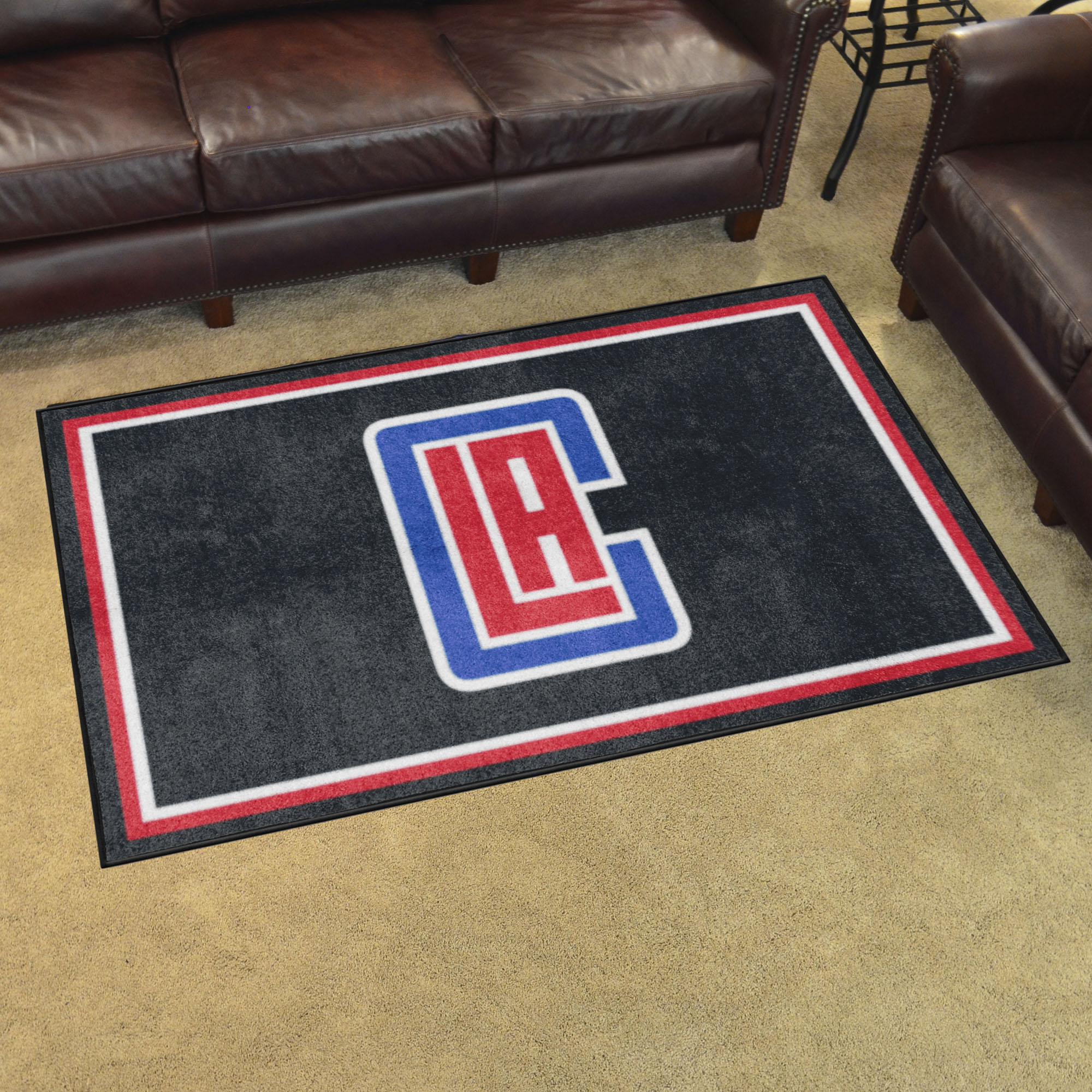 Los Angeles Clippers Area Rug - 4' x 6' Alt Logo Nylon