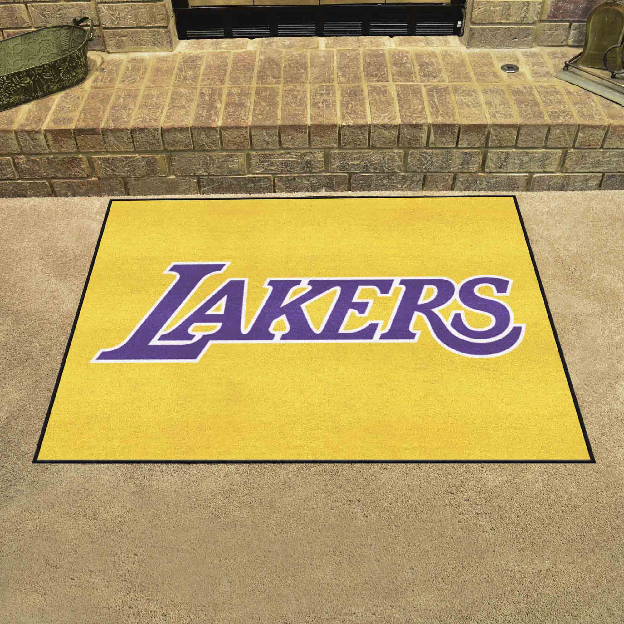 Los Angeles Lakers All-Star Wordmark Mat - 34 x 44.5