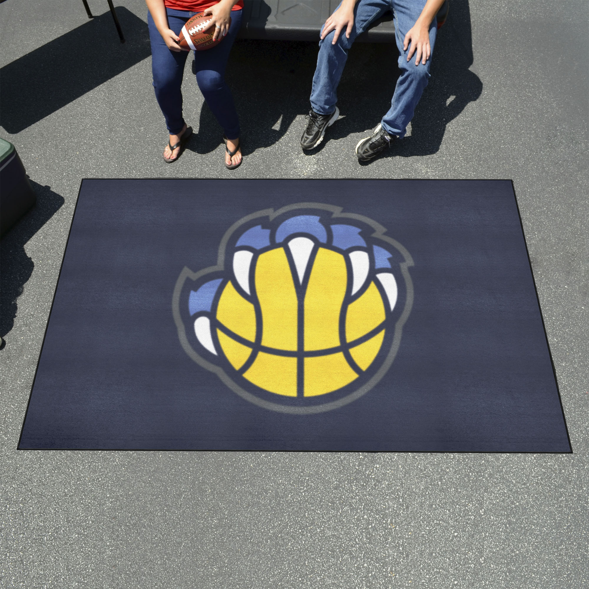 Memphis Grizzlies Outdoor Ulti-Mat Alt Logo - Nylon 60 x 96