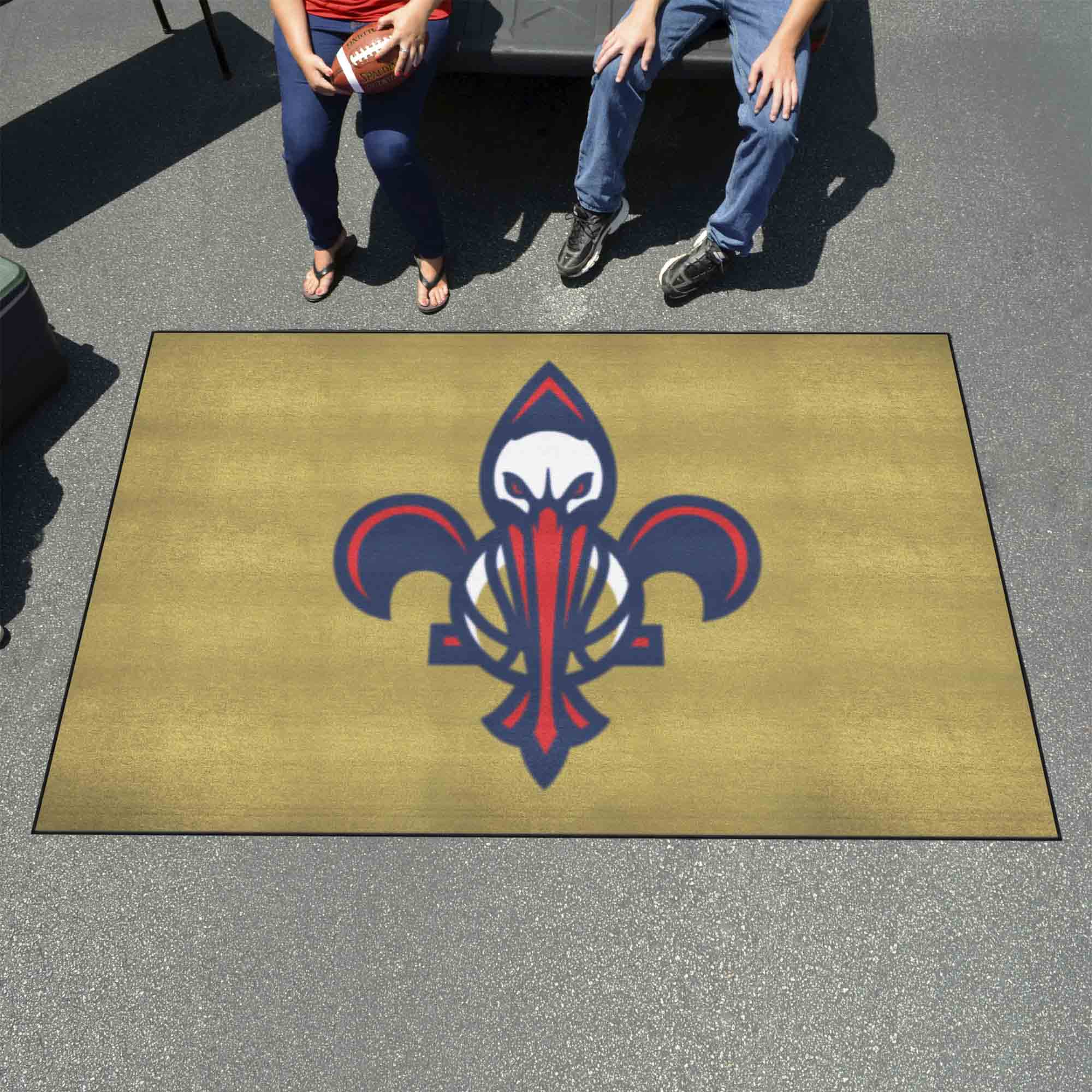 New Orleans Pelicans Outdoor Ulti-Mat Alt Logo - Nylon 60 x 96