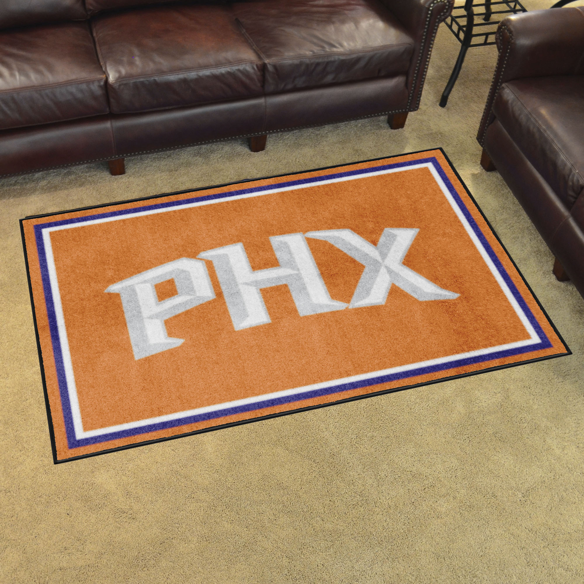 Phoenix Suns Area Rug - 4' x 6' Alt Logo Nylon