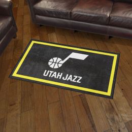 Utah Jazz Area Rug - 3' x 5' Wordmark Nylon