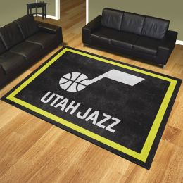 Utah Jazz Area Rug - 8' x 10' Wordmark Nylon