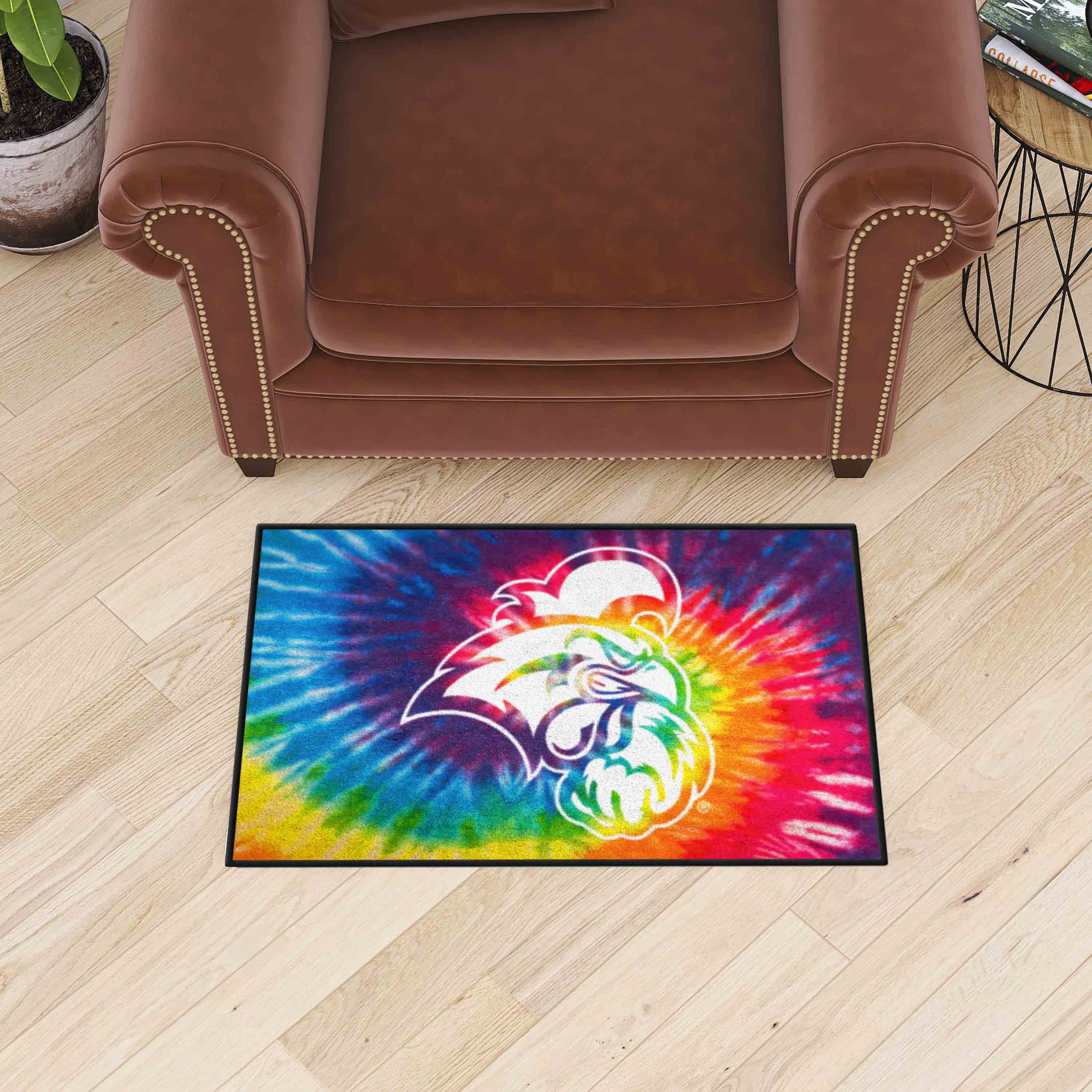Coastal Carolina Chanticleers Tie Dye Starter Doormat - 19 x 30