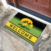 Iowa  University Flocked Rubber Doormat - 18 x 3