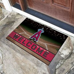 Los Angeles Angels Flocked Rubber Doormat - 18 x 30
