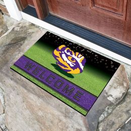 Louisiana State University Flocked Rubber Doormat - 18 x 30
