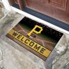 Pittsburgh Pirates Flocked Rubber Doormat - 18 x 30