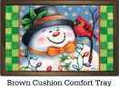 Indoor & Outdoor Snowman's Friend Insert Doormat - 18" x 30"