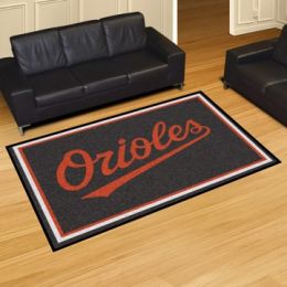 Baltimore Orioles Area Rug â€“ Nylon 5 x 8 (Field & Logo: Logo or Mascot)