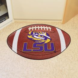 Louisiana State University Ball-Shaped Area Rugs (Ball Shaped Area Rugs: Football)
