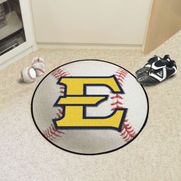 East Tennessee State University Area Rugs - Nylon Ball Shaped (Ball Shaped Area Rugs: Baseball)
