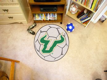 University of South Florida Ball Shaped Area Rugs (Ball Shaped Area Rugs: Soccer Ball)