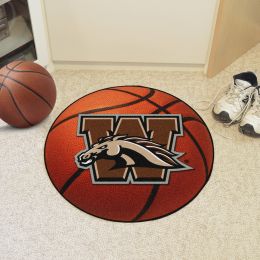 Western Michigan University Broncos Ball Shaped Area Rugs (Ball Shaped Area Rugs: Basketball)