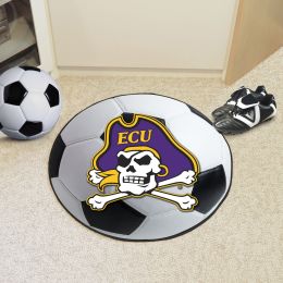 East Carolina University Ball Shaped Area rugs (Ball Shaped Area Rugs: Soccer Ball)