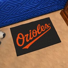 Baltimore Orioles Starter Doormat â€“ 19 x 30 (Field & Logo: Logo or Mascot)