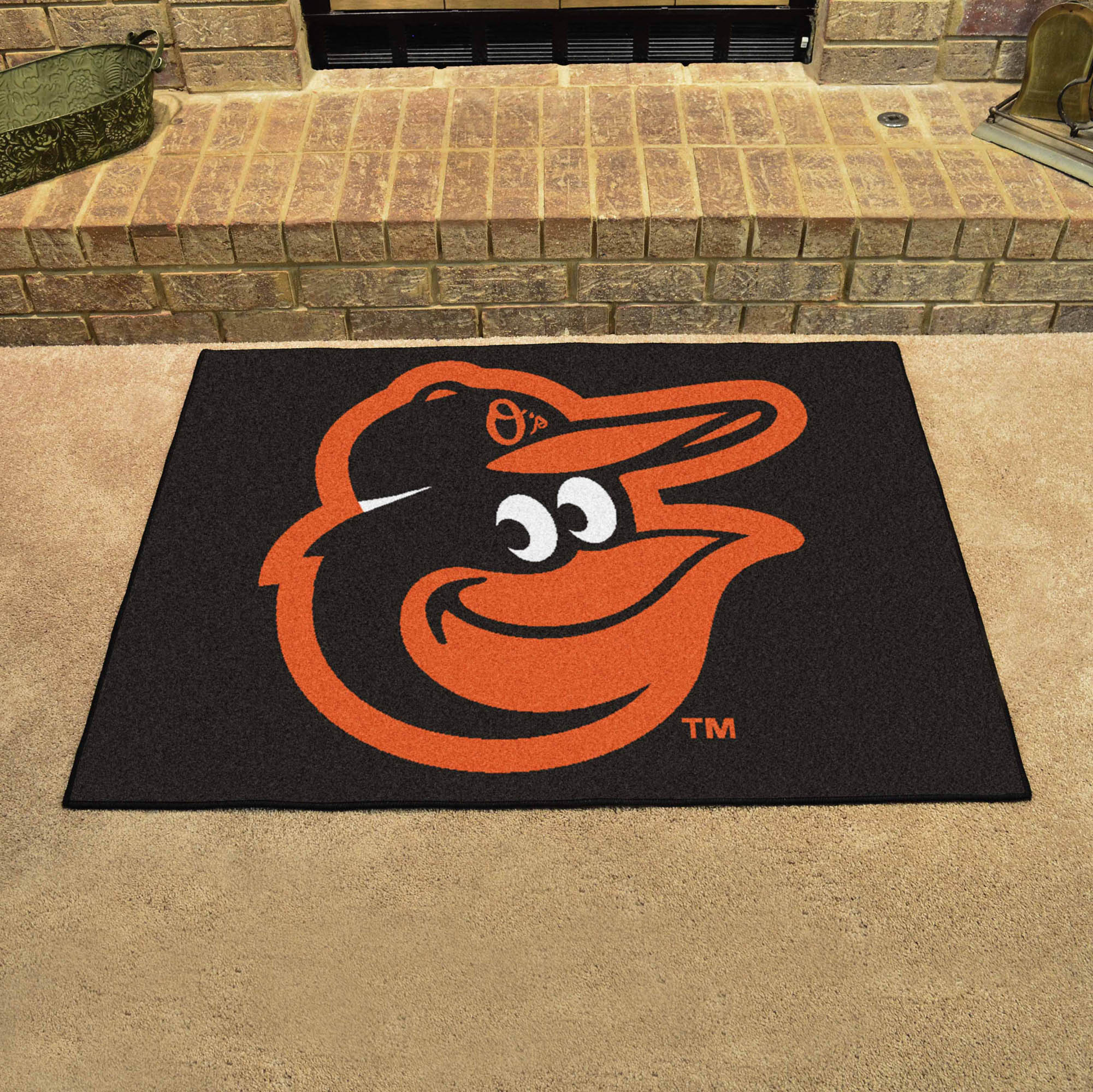 Baltimore Orioles All Star Area Mat â€“ 34 x 44.5 (Field & Logo: Field & Logo)