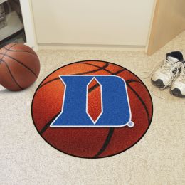 Duke "D" Logo Ball Shaped Area Rugs (Ball Shaped Area Rugs: Basketball)