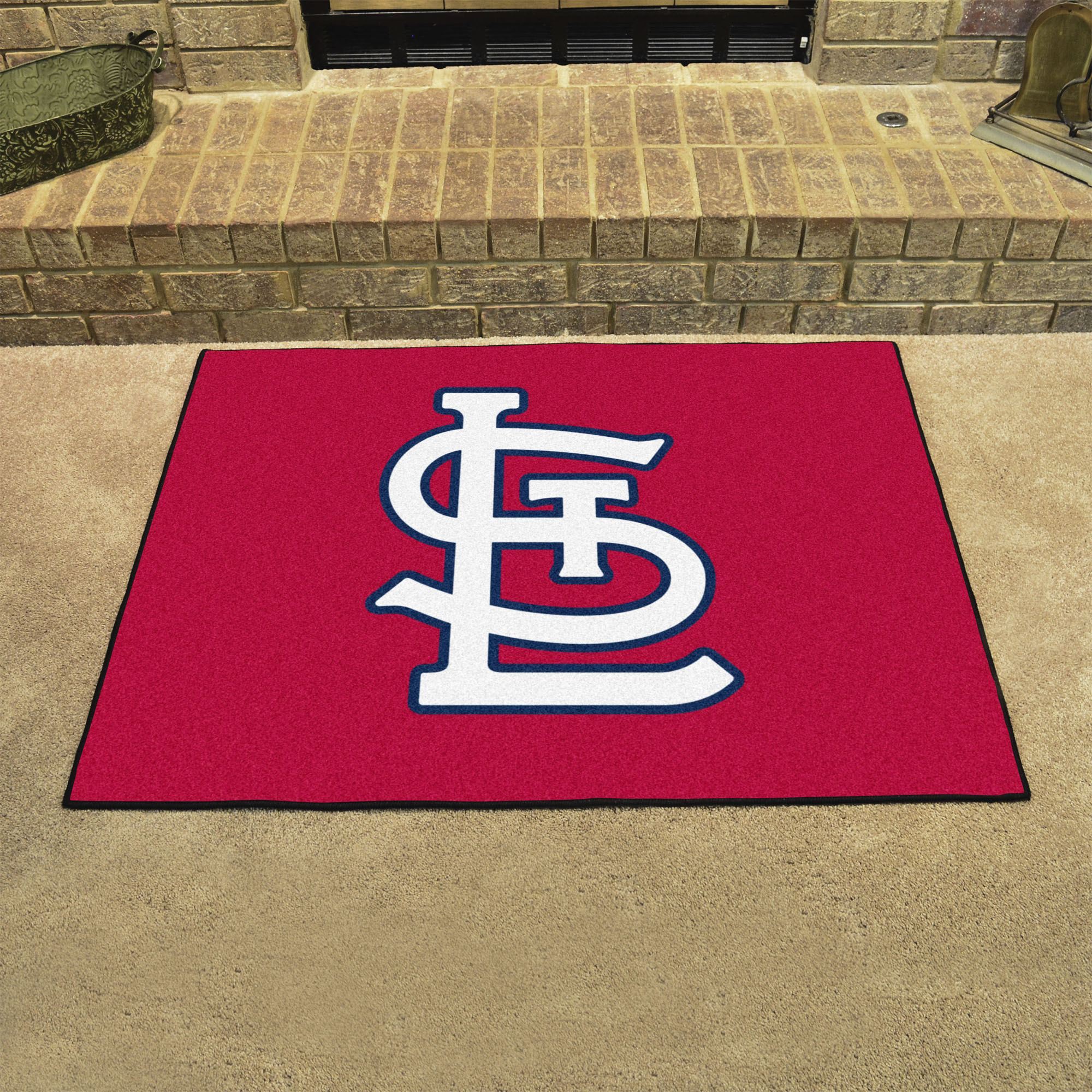 St. Louis Cardinals All Star Area Mat â€“ 34 x 44.5 (Field & Logo: Field & Logo)