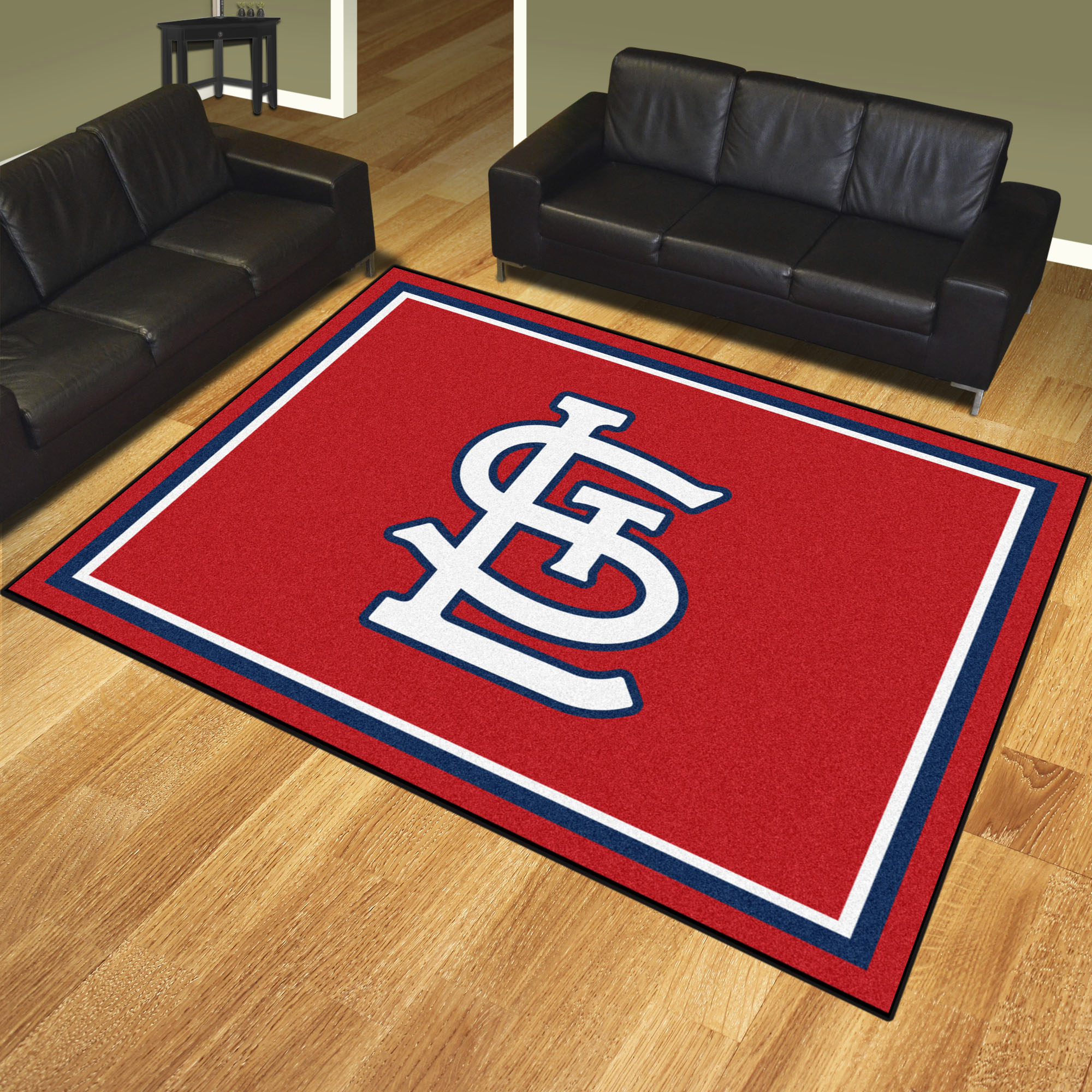 St. Louis Cardinals Area Rug â€“ 8 x 10 Nylon (Field & Logo: Field & Logo)