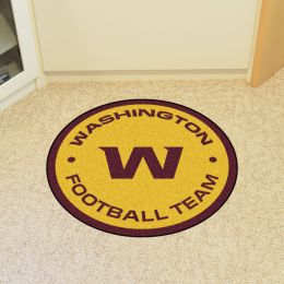 Washington Football Team Mascot Area Rug â€“ Nylon (Field & Logo: Field & Logo)