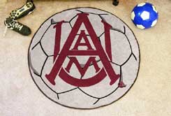 Alabama A&M University Ball-Shaped Area Rugs (Ball Shaped Area Rugs: Soccer Ball)
