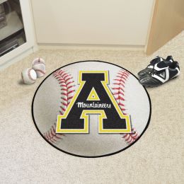 Appalachian State University Ball-Shaped Area Rugs (Ball Shaped Area Rugs: Baseball)