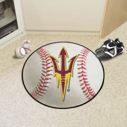 Arizona State University Ball Shaped Area Rugs (Ball Shaped Area Rugs: Baseball)