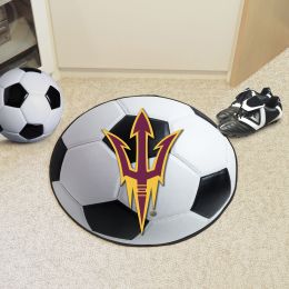 Arizona State University Ball Shaped Area Rugs (Ball Shaped Area Rugs: Soccer Ball)