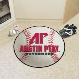 Austin Peay State University Ball-Shaped Area Rugs (Ball Shaped Area Rugs: Baseball)