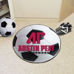 Austin Peay State University Ball-Shaped Area Rugs (Ball Shaped Area Rugs: Soccer Ball)