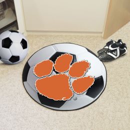 Clemson University Ball Shaped Area Rugs (Ball Shaped Area Rugs: Soccer Ball)