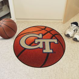 Georgia Tech Ball Shaped Area Rugs (Ball Shaped Area Rugs: Basketball)