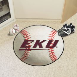 Eastern Kentucky University Area Rugs - Nylon Ball Shaped (Ball Shaped Area Rugs: Baseball)