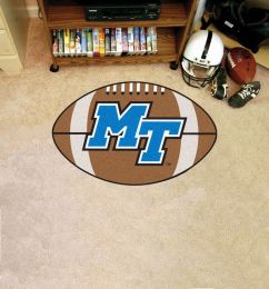 Middle Tennessee State University Ball Shaped Area Rugs (Ball Shaped Area Rugs: Football)