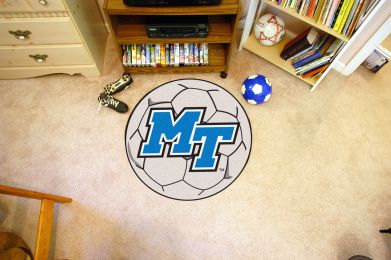 Middle Tennessee State University Ball Shaped Area Rugs (Ball Shaped Area Rugs: Soccer Ball)
