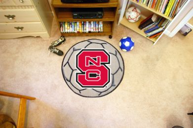North Carolina State University Ball Shaped Area Rugs (Ball Shaped Area Rugs: Soccer Ball)
