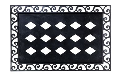 Embossed Mat Frame - Doormat Tray 24" x 36" (Embossed Mat Frame Choice: Scroll)