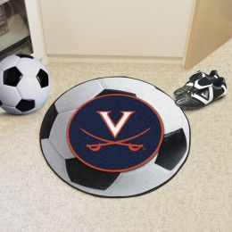 University of Virginia Ball Shaped Area Rugs (Ball Shaped Area Rugs: Soccer Ball)