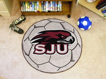 St. Joseph's University Ball-Shaped Area Rugs (Ball Shaped Area Rugs: Soccer Ball)