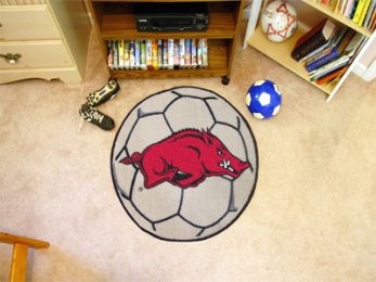 University of Arkansas Ball Shaped Area Rugs (Ball Shaped Area Rugs: Soccer Ball)