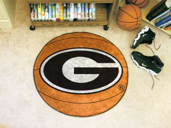 University of Georgia Ball Shaped Area Rugs - Black (Ball Shaped Area Rugs: Basketball)